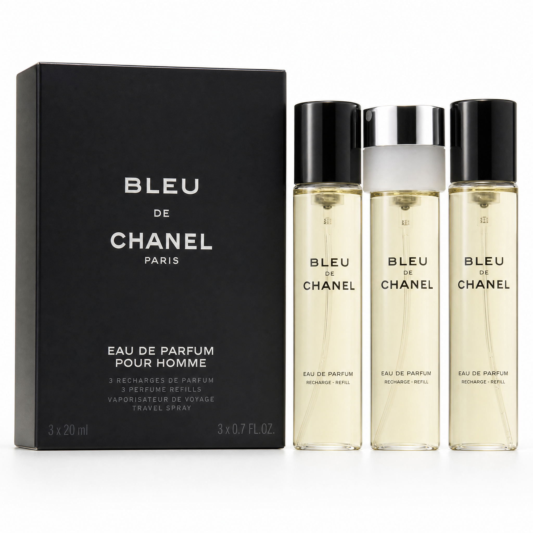 Bleu de CHANEL EDP Three 20ml bottles