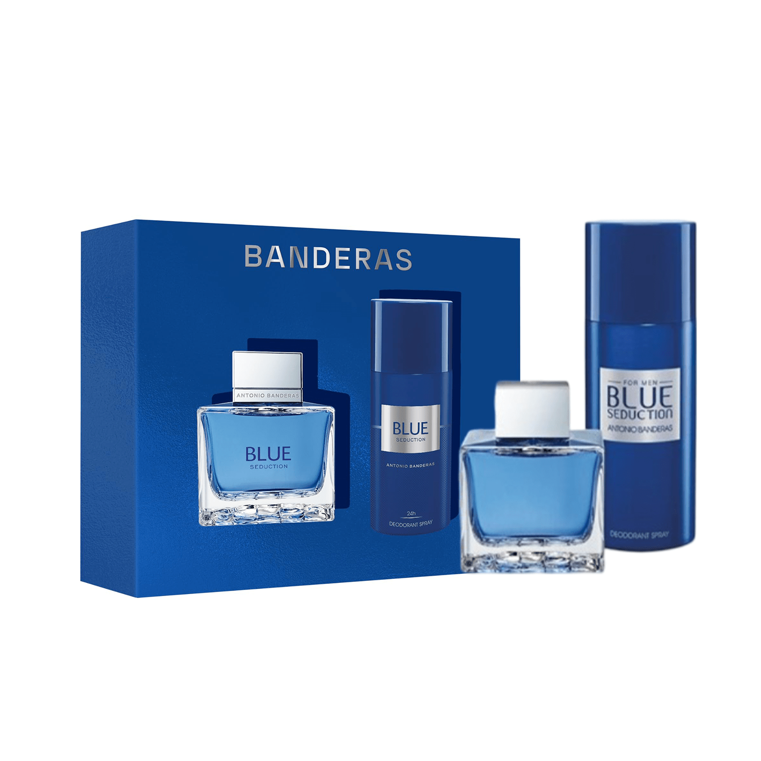 Antonio Banderas Blue Seduction EDT Deodorant Set for Men