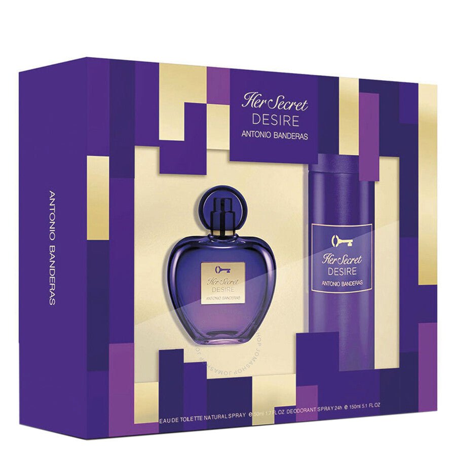 Antonio Banderas Her Secret Desire EDT Deodorant Set For Women
