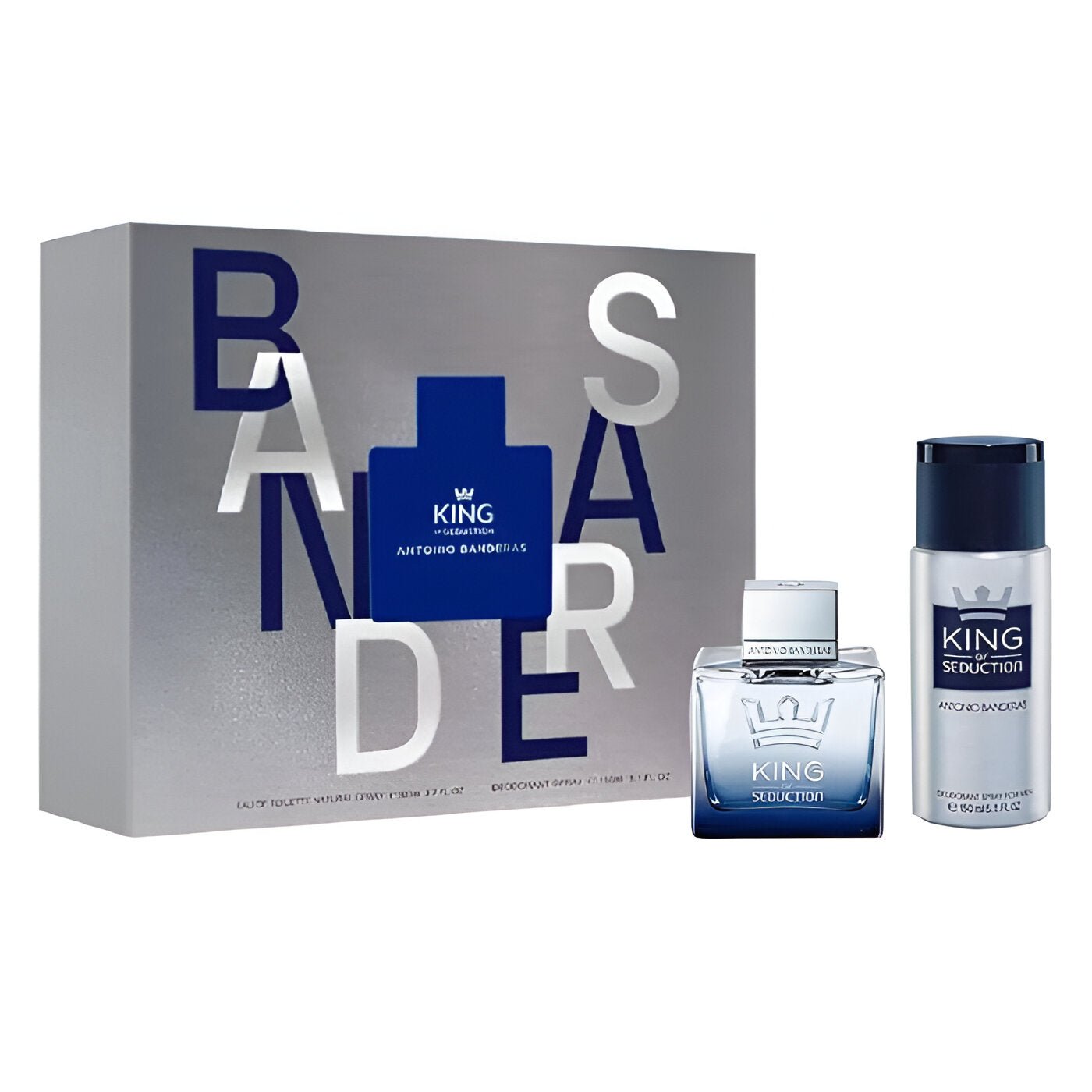Antonio Banderas King of Seduction EDT & Deodorant Spray Set For Men