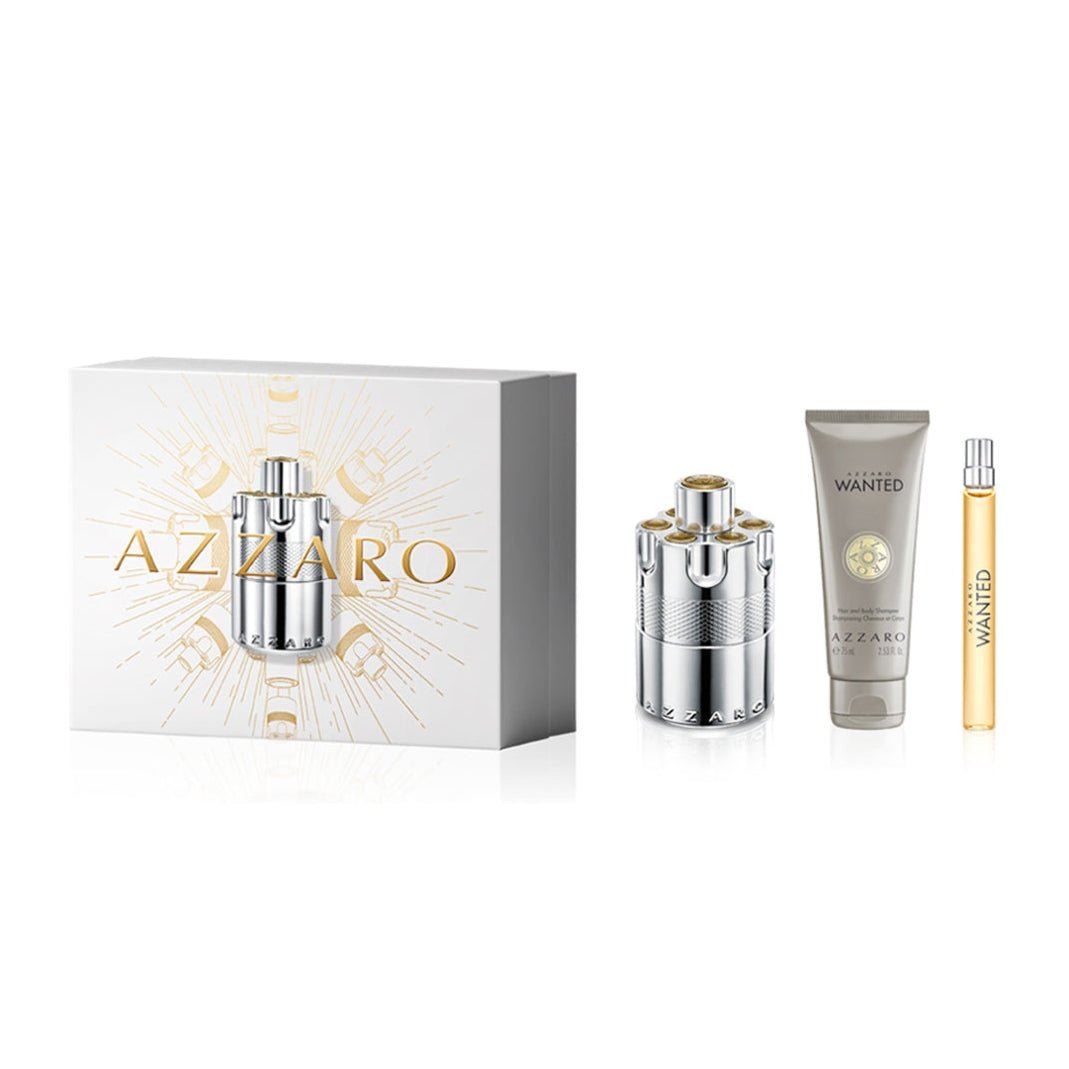 Azzaro Wanted EDP Hair & Body Shampoo Set for Men