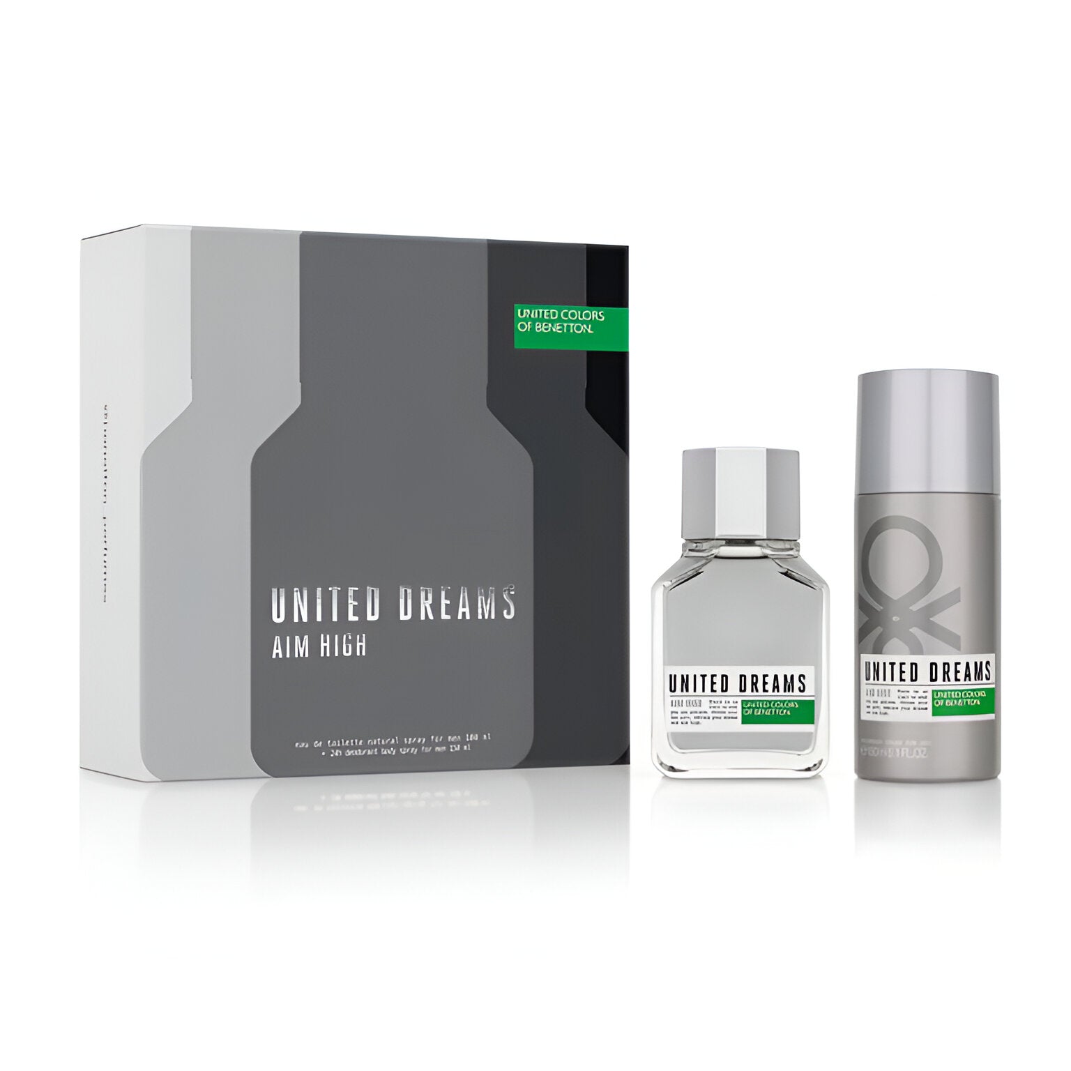 Benetton United Dreams Aim High EDT Deodorant Set for Men
