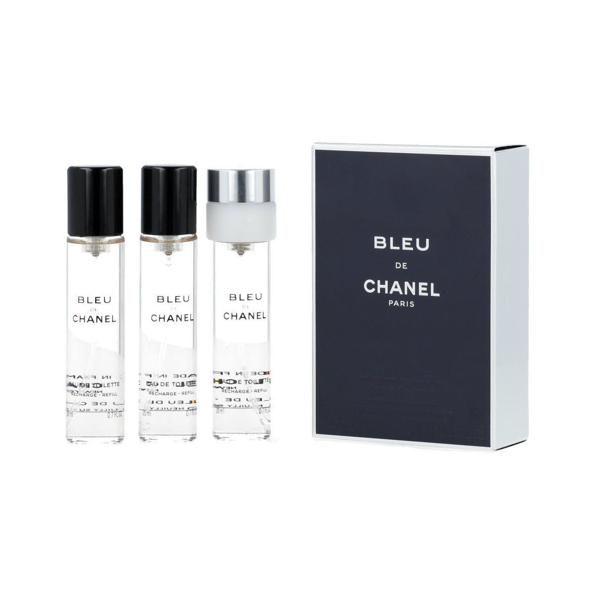 Bleu de CHANEL EDT Twist & Spray Set Recharge Set - Three 20ml bottles