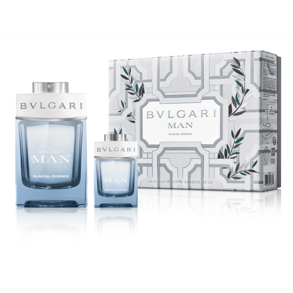 Bvlgari Man Glacial Essence EDP Gift Set for Men
