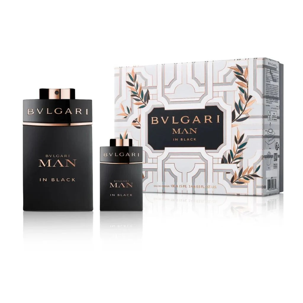 Bvlgari Man In Black EDP Gift Set for Men
