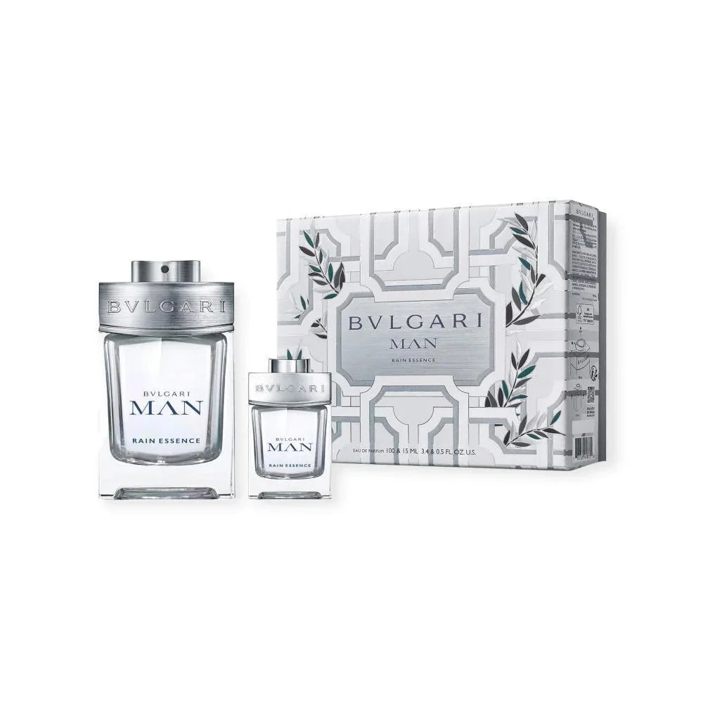 Bvlgari Man Rain Essence EDP Gift Set for Men
