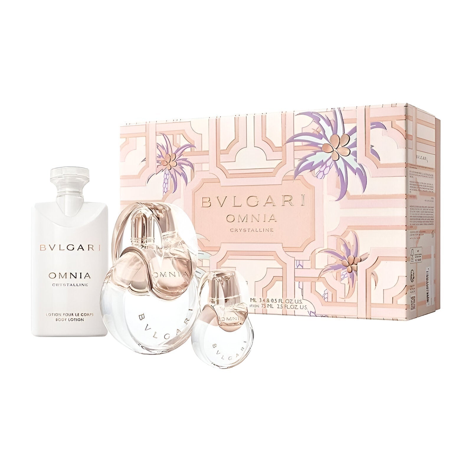 Bvlgari Omnia Crystalline EDT Body Lotion Set for Women