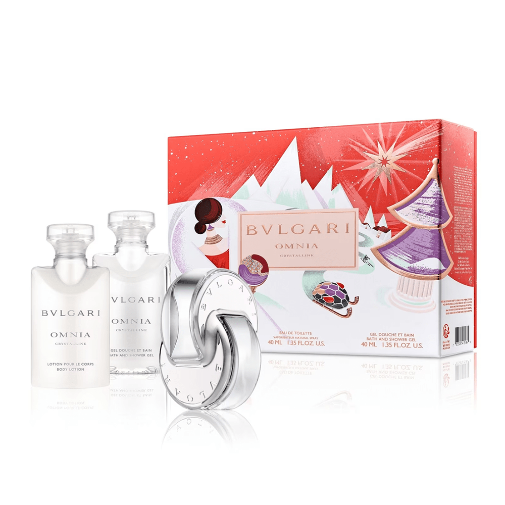 Bvlgari Omnia Crystalline EDT Body Lotion & Shower Set