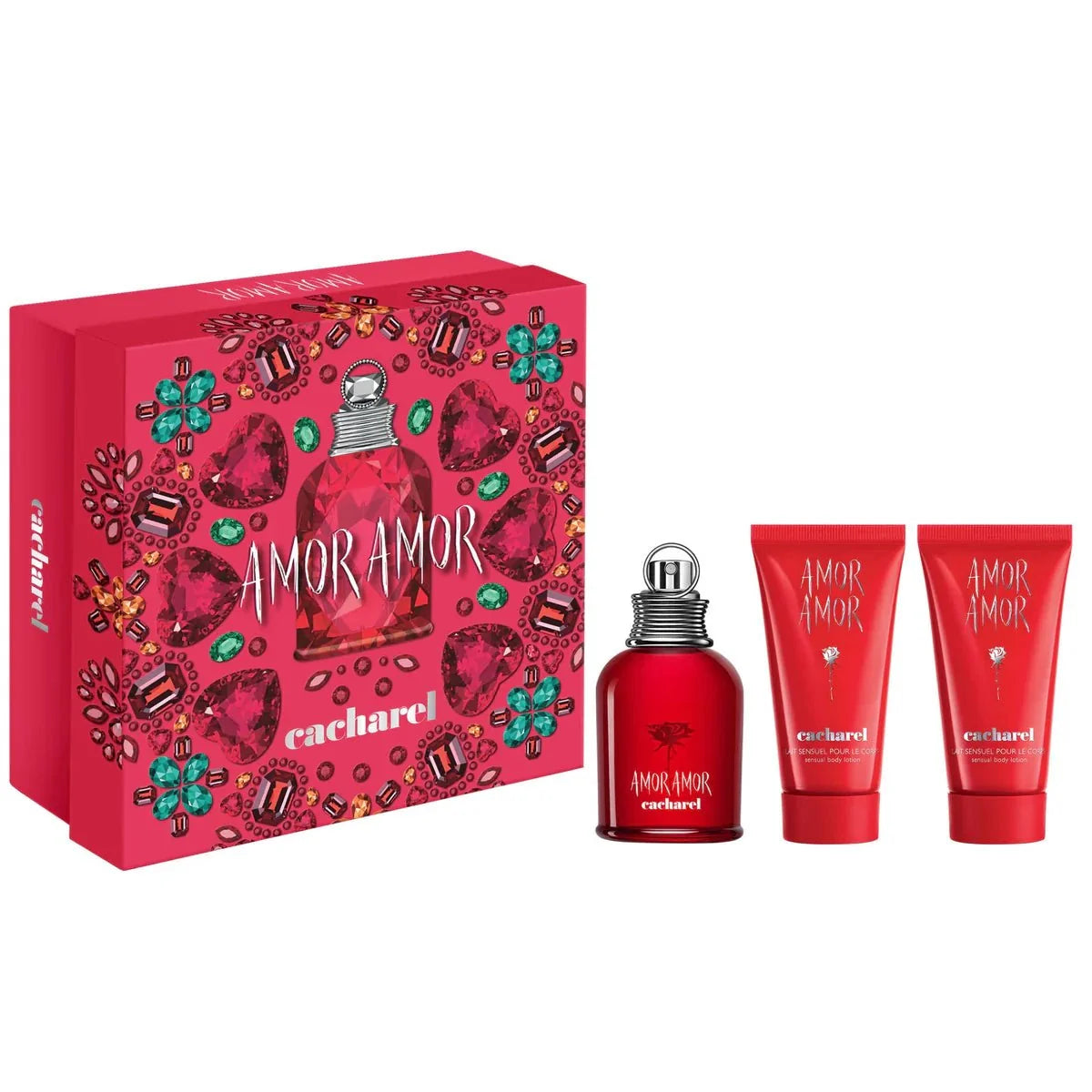 Cacharel Amor Amor EDT & Sensual Body Lotion Set for Women