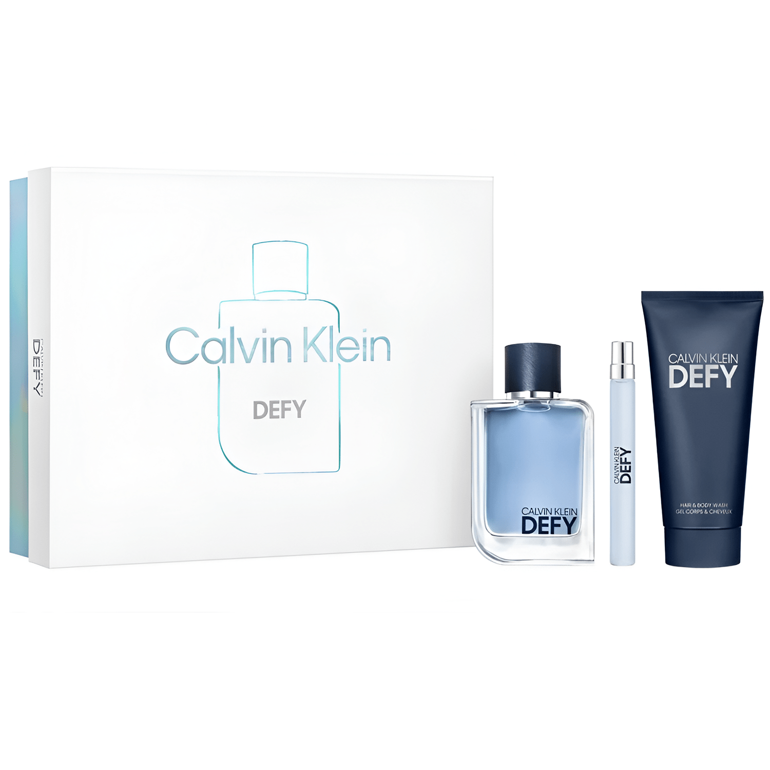 Calvin Klein Defy EDT Hair & Body Wash Set for Men
