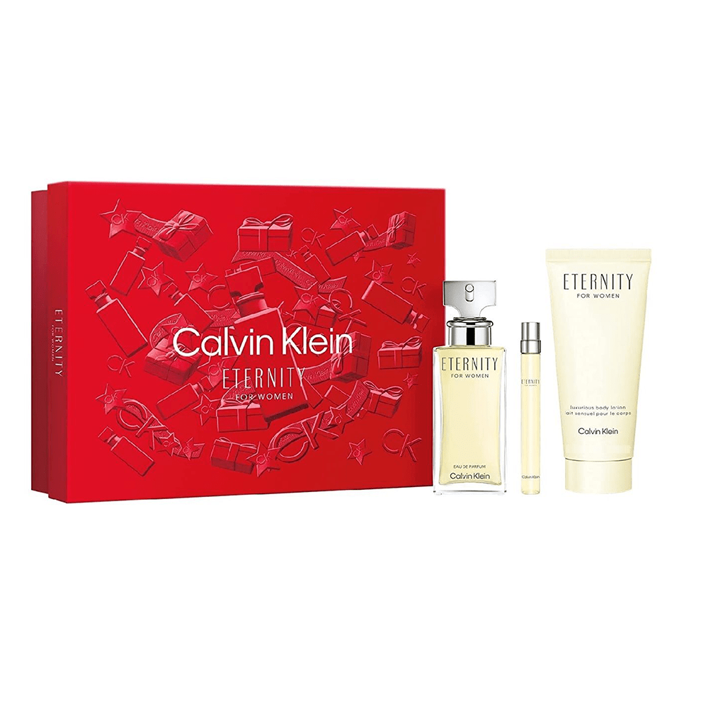 Calvin Klein Eternity EDP Body Lotion & Travel Set For Women