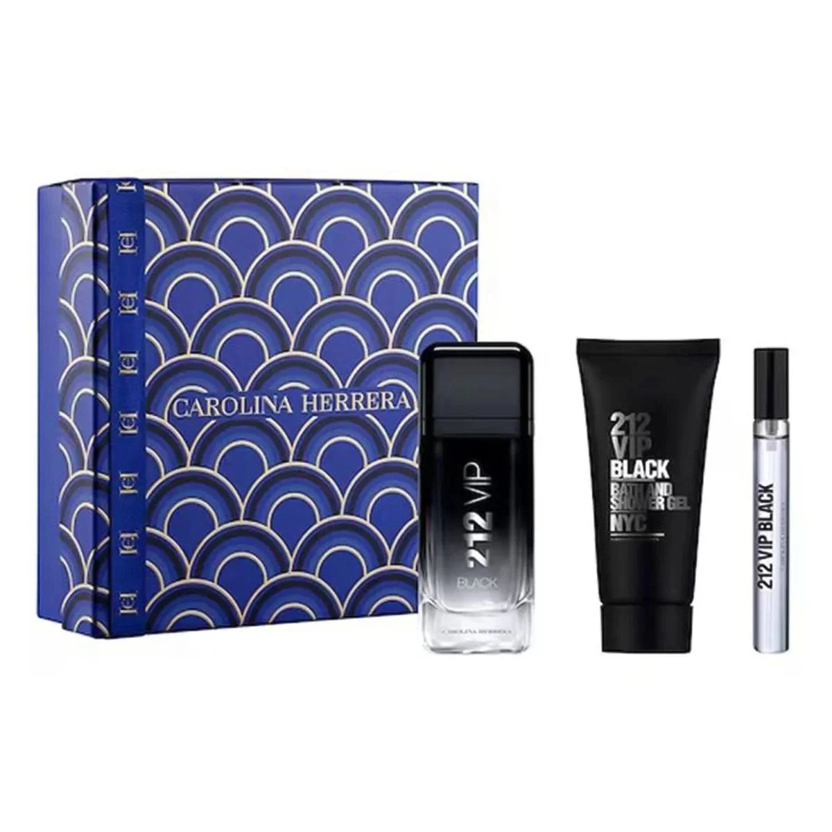Carolina Herrera 212 VIP Black EDP & Shower Gel Set For Men