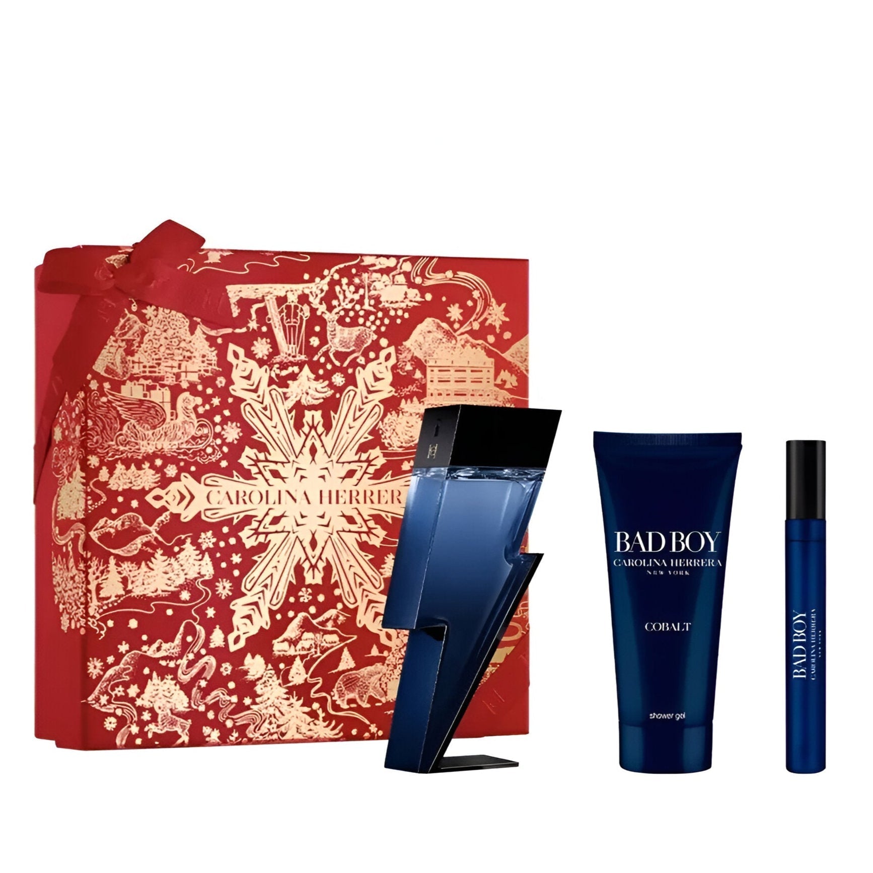 Carolina Herrera Bad Boy Cobalt EDP Gift Set for Men