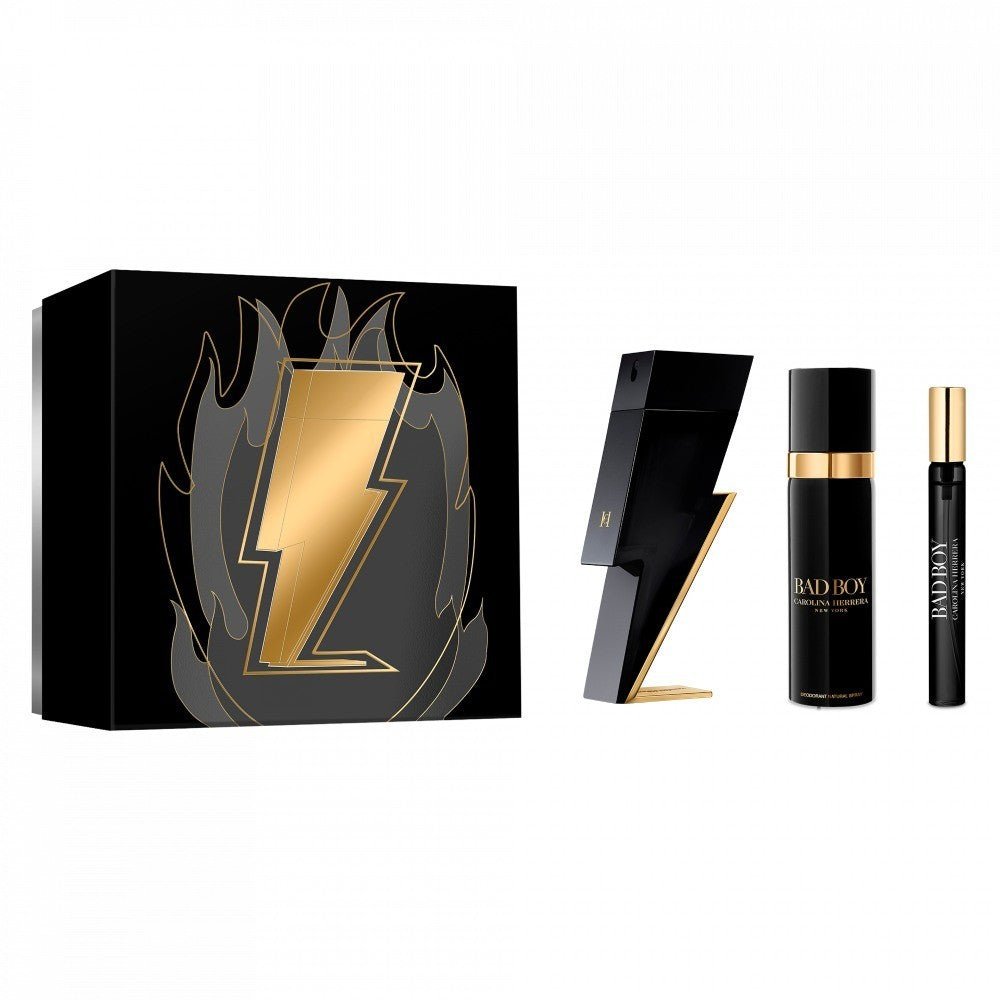 Carolina Herrera Bad Boy EDT & Deodorant Set For Men