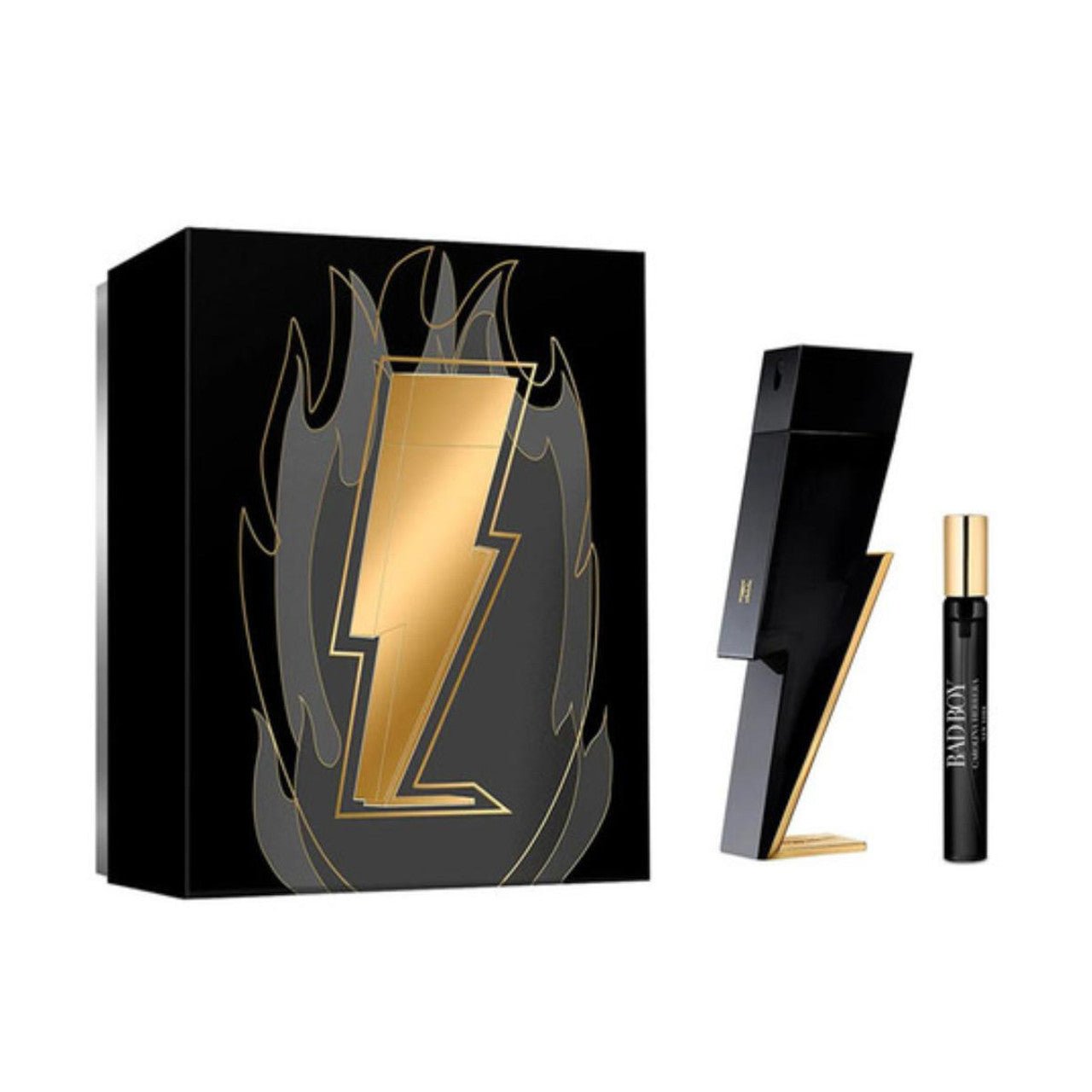 Carolina Herrera Bad Boy EDT Travel Spray Set for Men