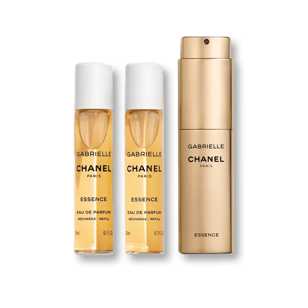 Chanel Gabrielle Essence EDP Twist & Spray Set Three 20ml bottles
