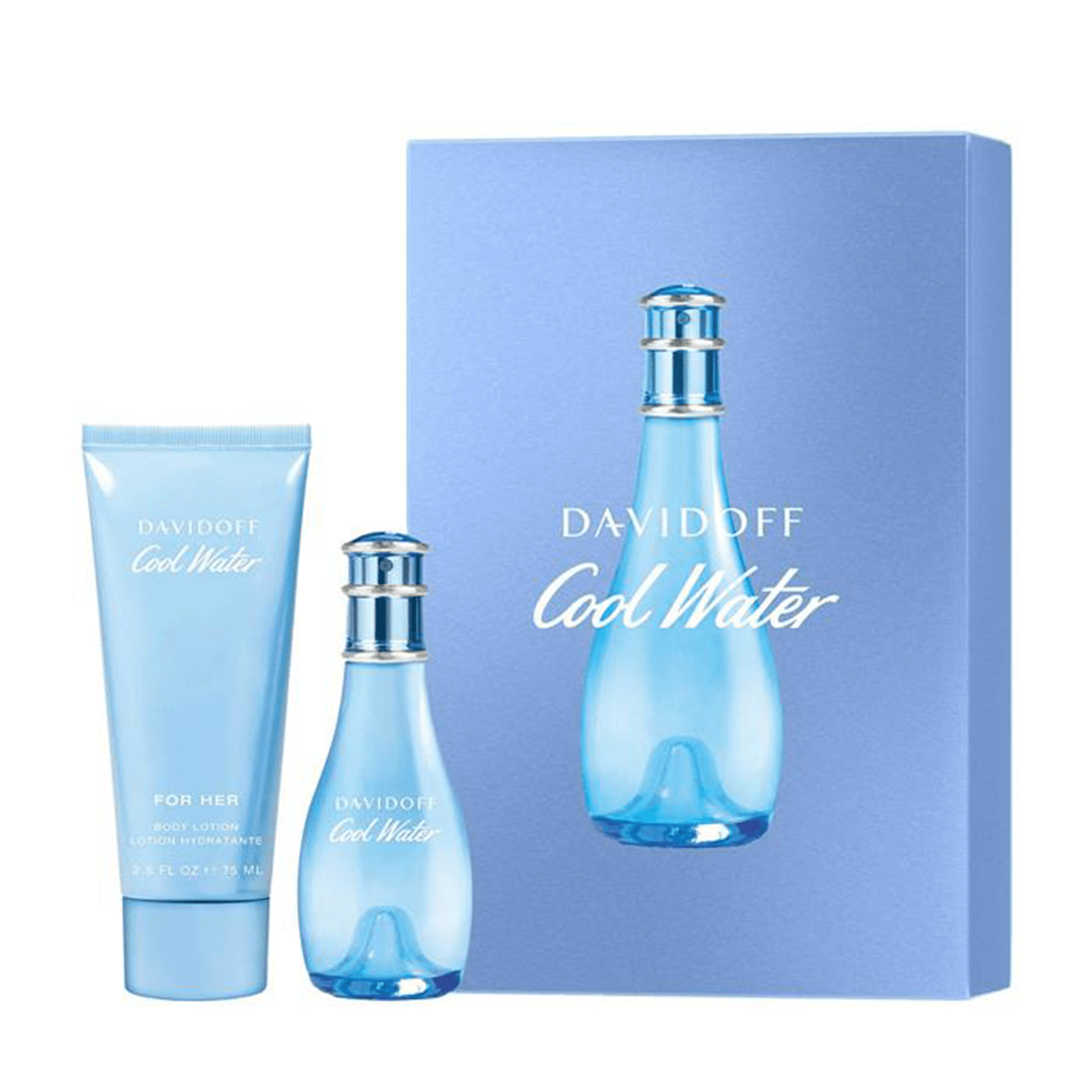 Davidoff Cool Water EDT Body Lotion Set for Women