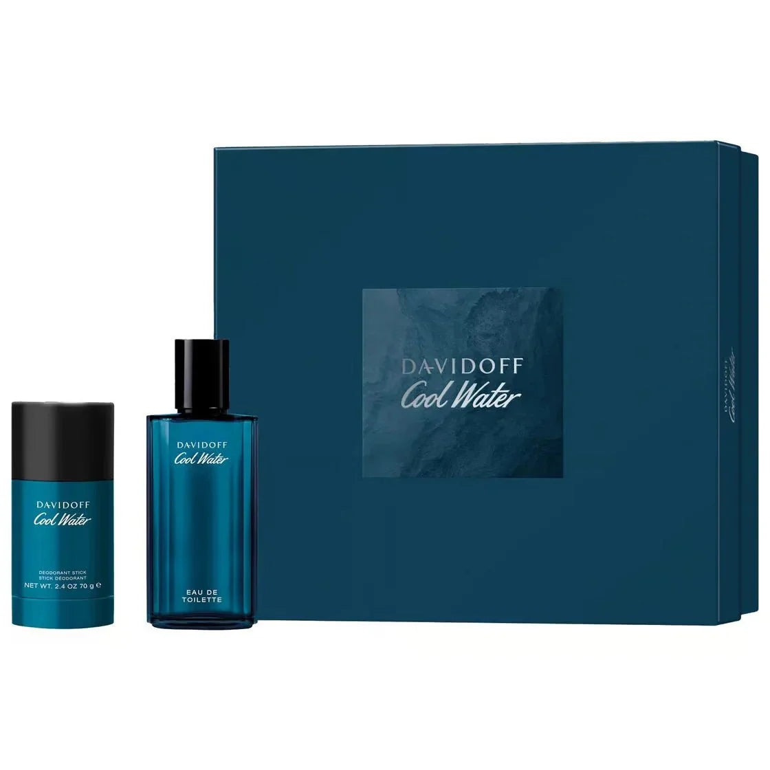 Davidoff Cool Water EDT Deodorant Stick Set for Men