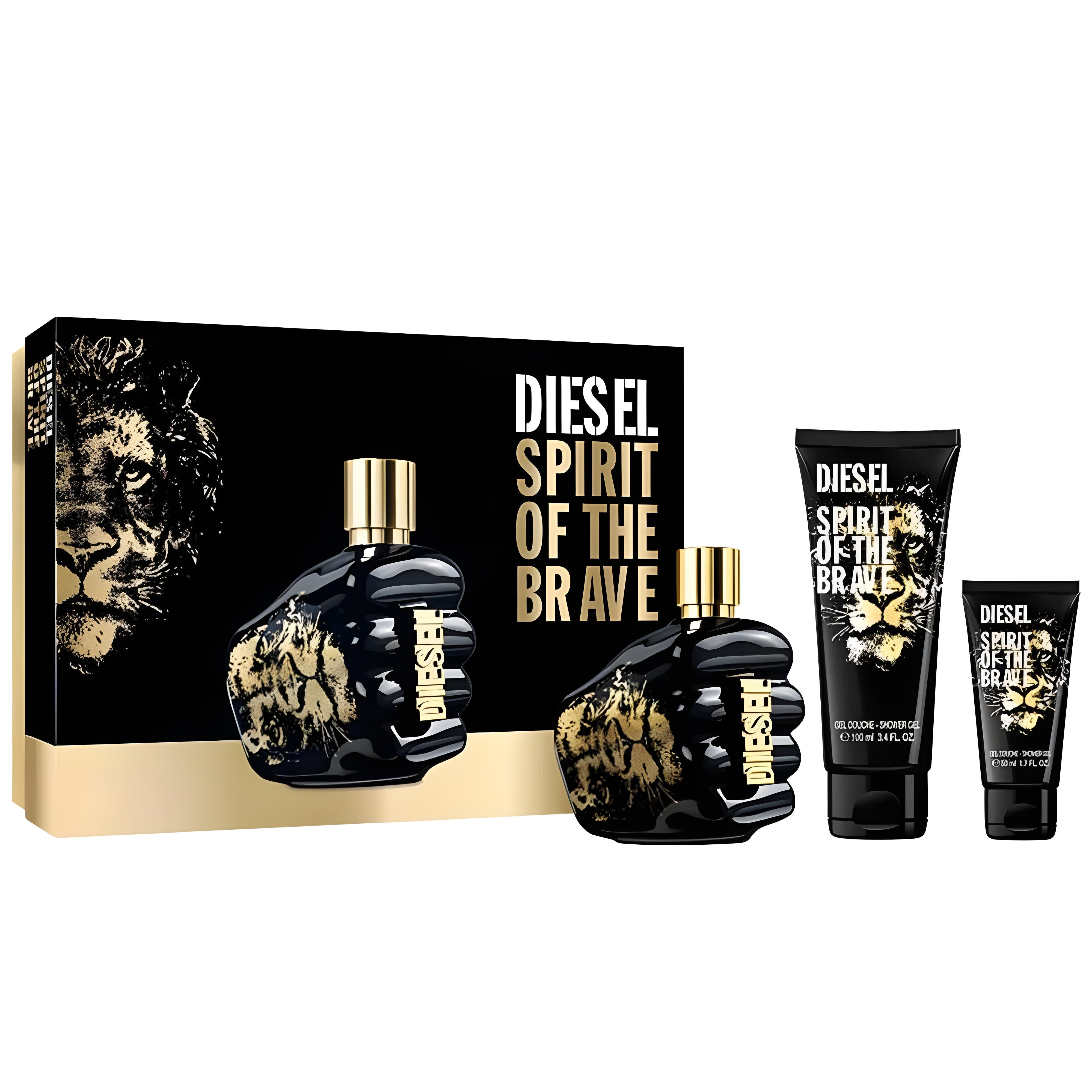 Diesel Spirit Of The Brave EDT Shower Gel Set