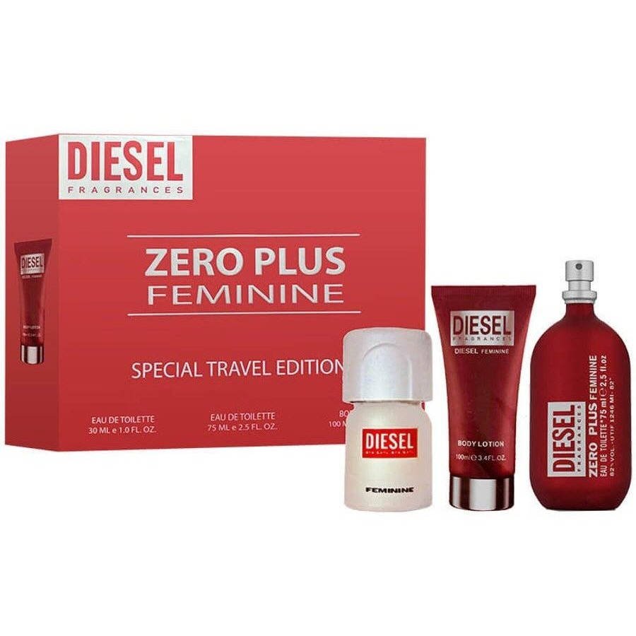 Diesel Zero Plus Feminine Special Travel Set EDT for Women
