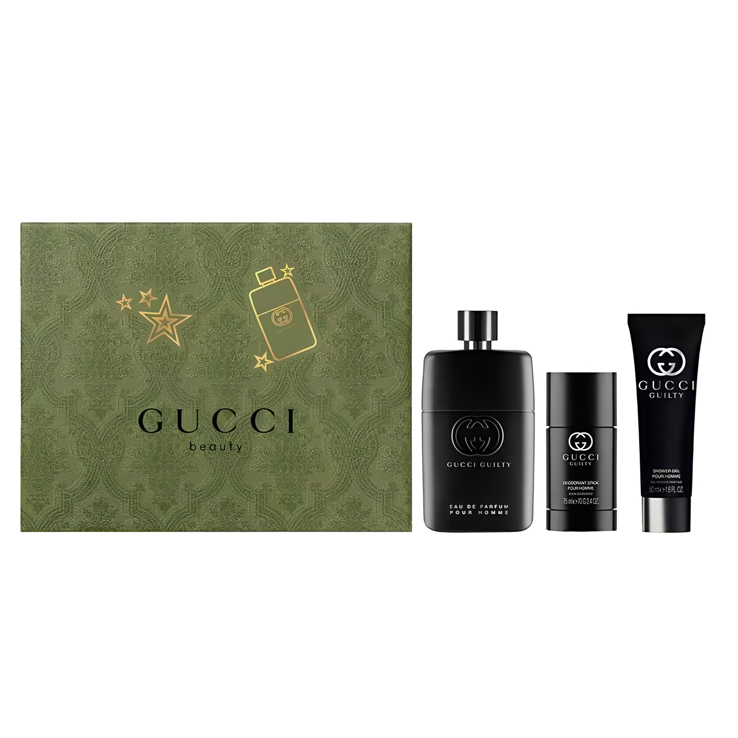 Gucci Guilty Pour Homme EDP Deodorant Stick & Shower Gel Set for Men