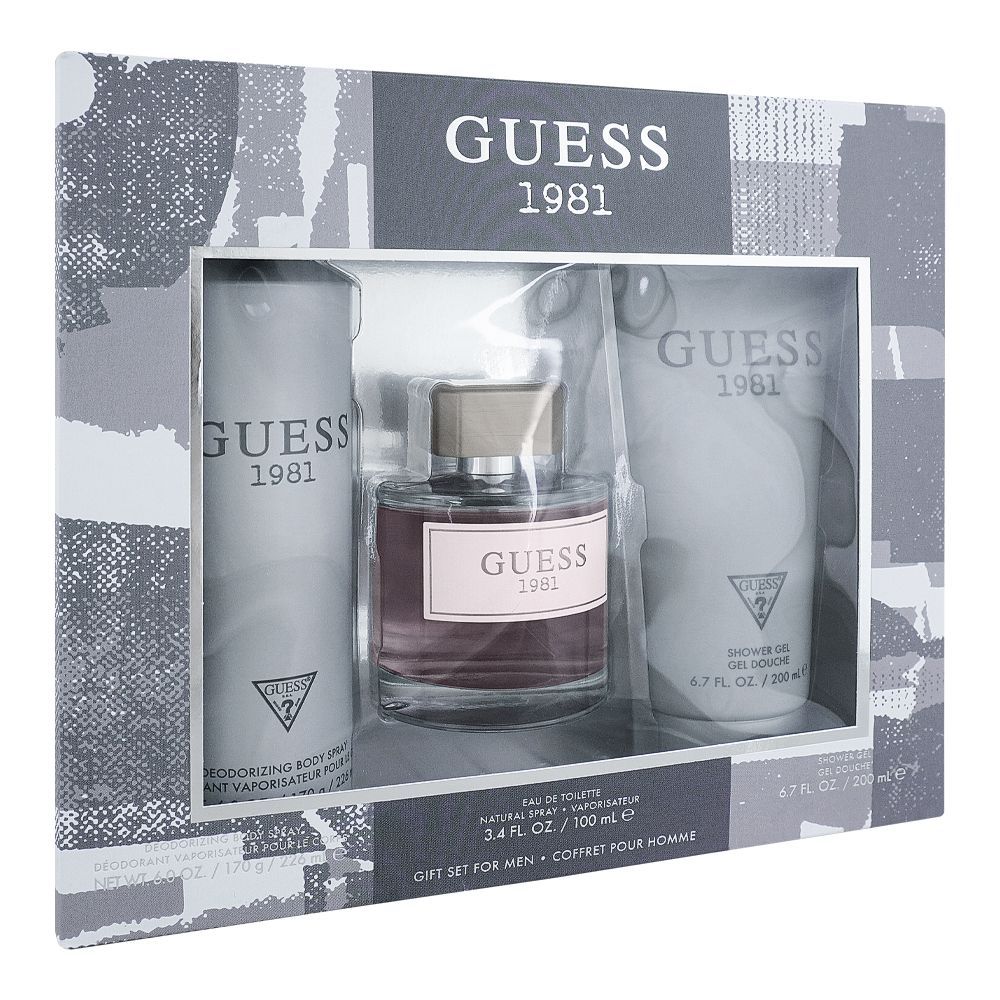 GUESS 1981 For Men EDT & Body Care Set