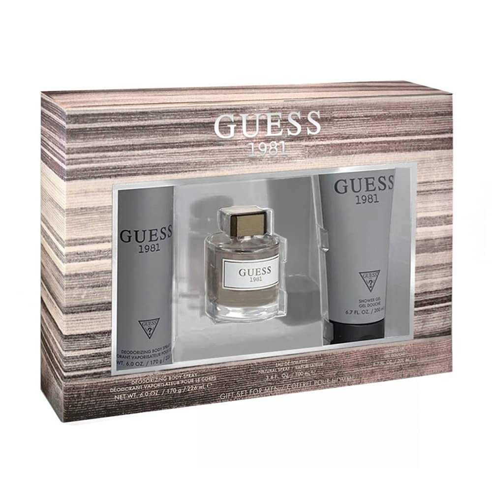 Guess 1981 For Men Shower Set