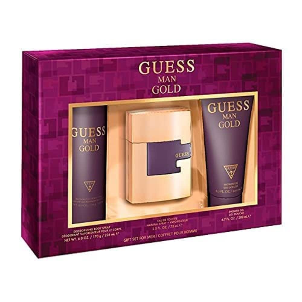 Guess Man Gold EDT Shower Set