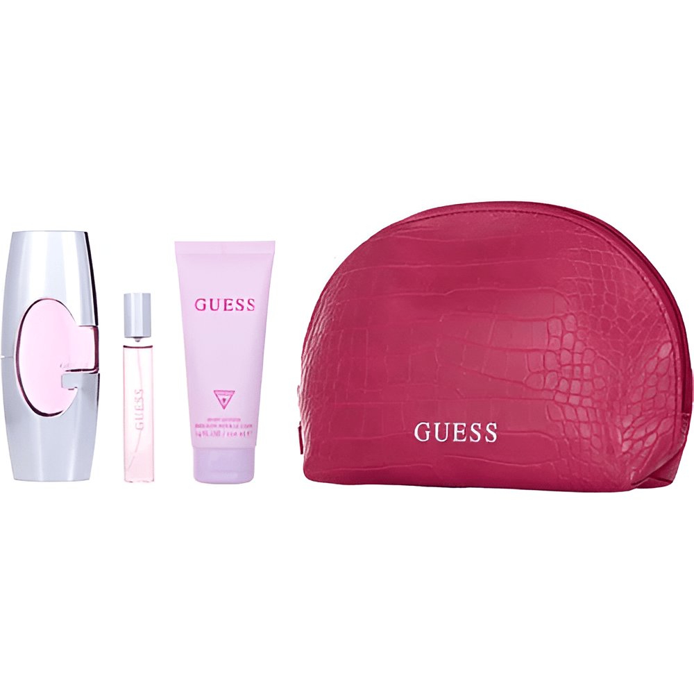 Guess Pink Elegance Fragrance & Body Care Collection with Pouch