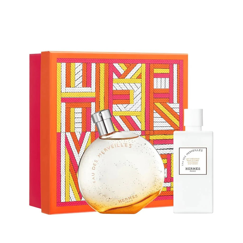 Hermès Eau des Merveilles EDT Moisturizing Body Lotion Set for Women