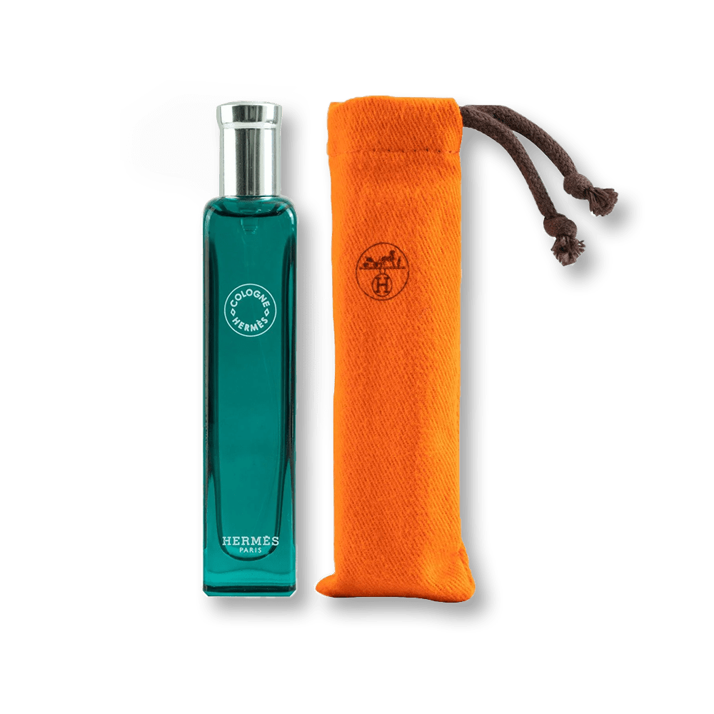 Hermes Eau D'Orange Verte Mini EDC W/ Pouch 15ml Travel Spray