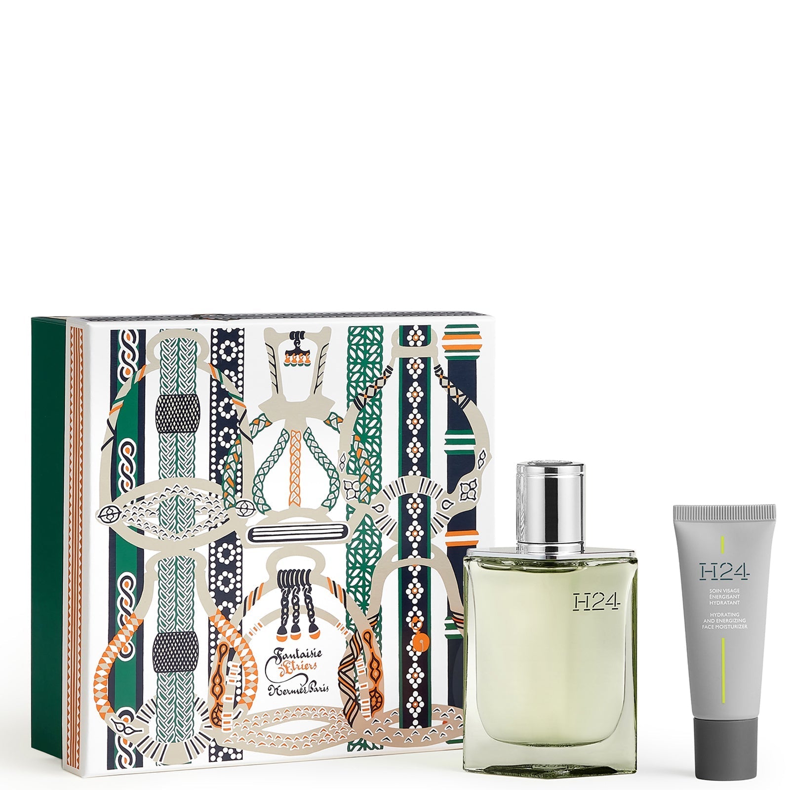 Hermes H24 EDP Energizing Face Moisturizer Set for Men