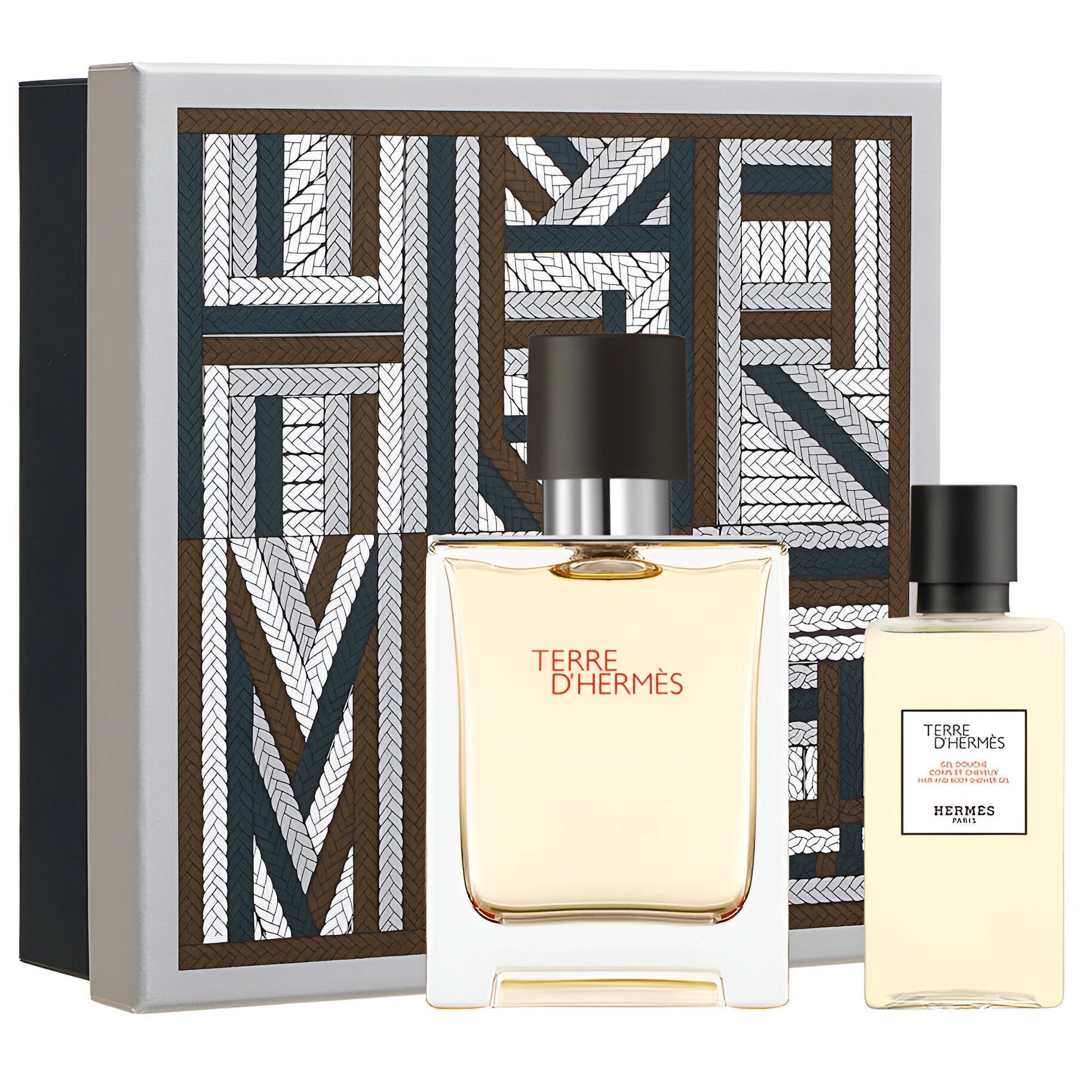 Hermes Terre D'Hermes EDT Hair & Body Shower Gel Set for Men