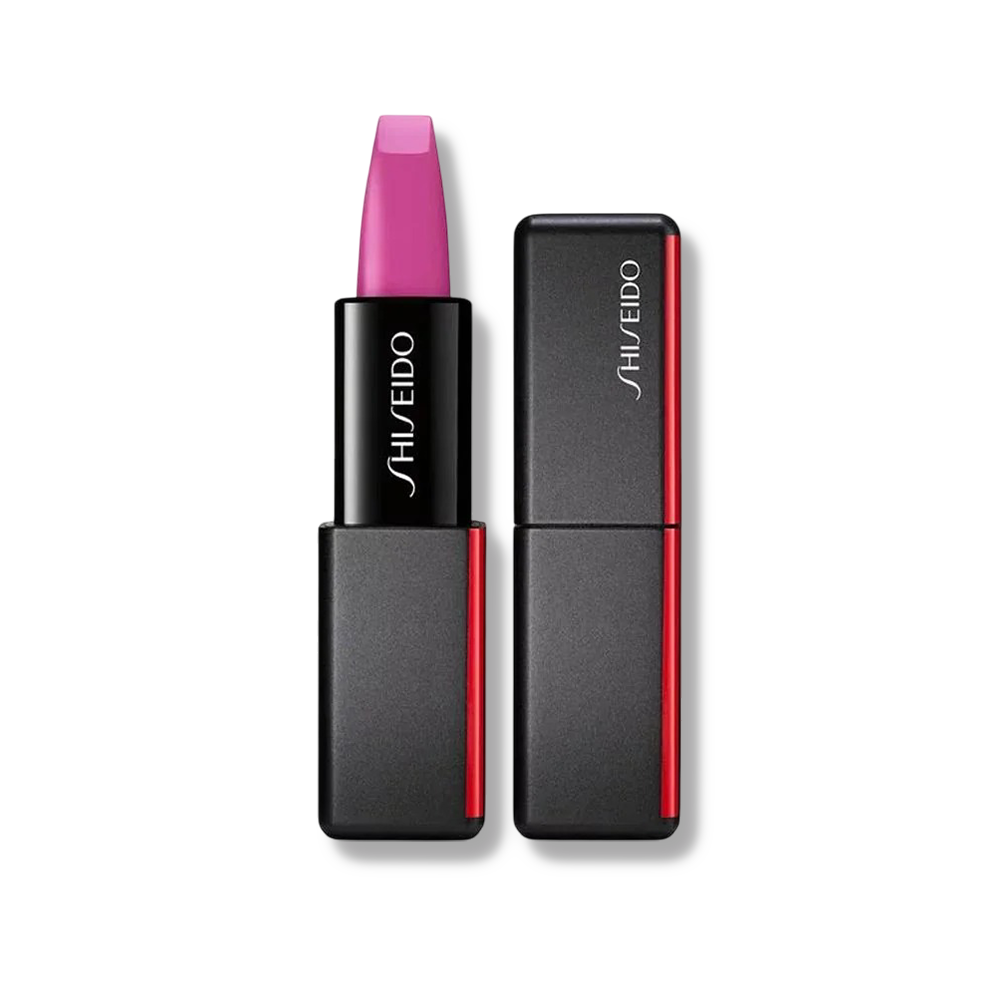 Shiseido Modernmatte # 519 Fuchsia Fetish For Women Powder Lipstick 4g