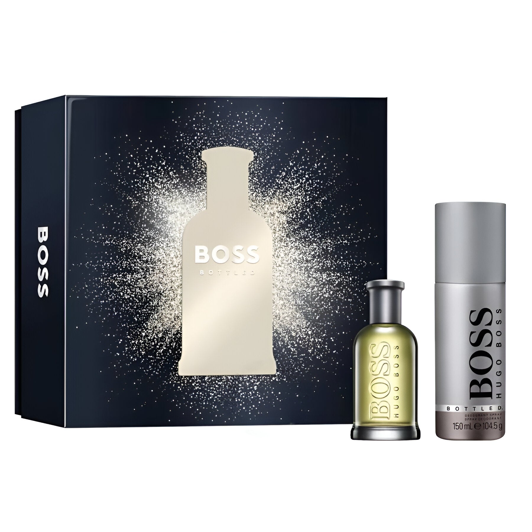 Hugo Boss Bottled EDT Deodorant Spray Set for Men
