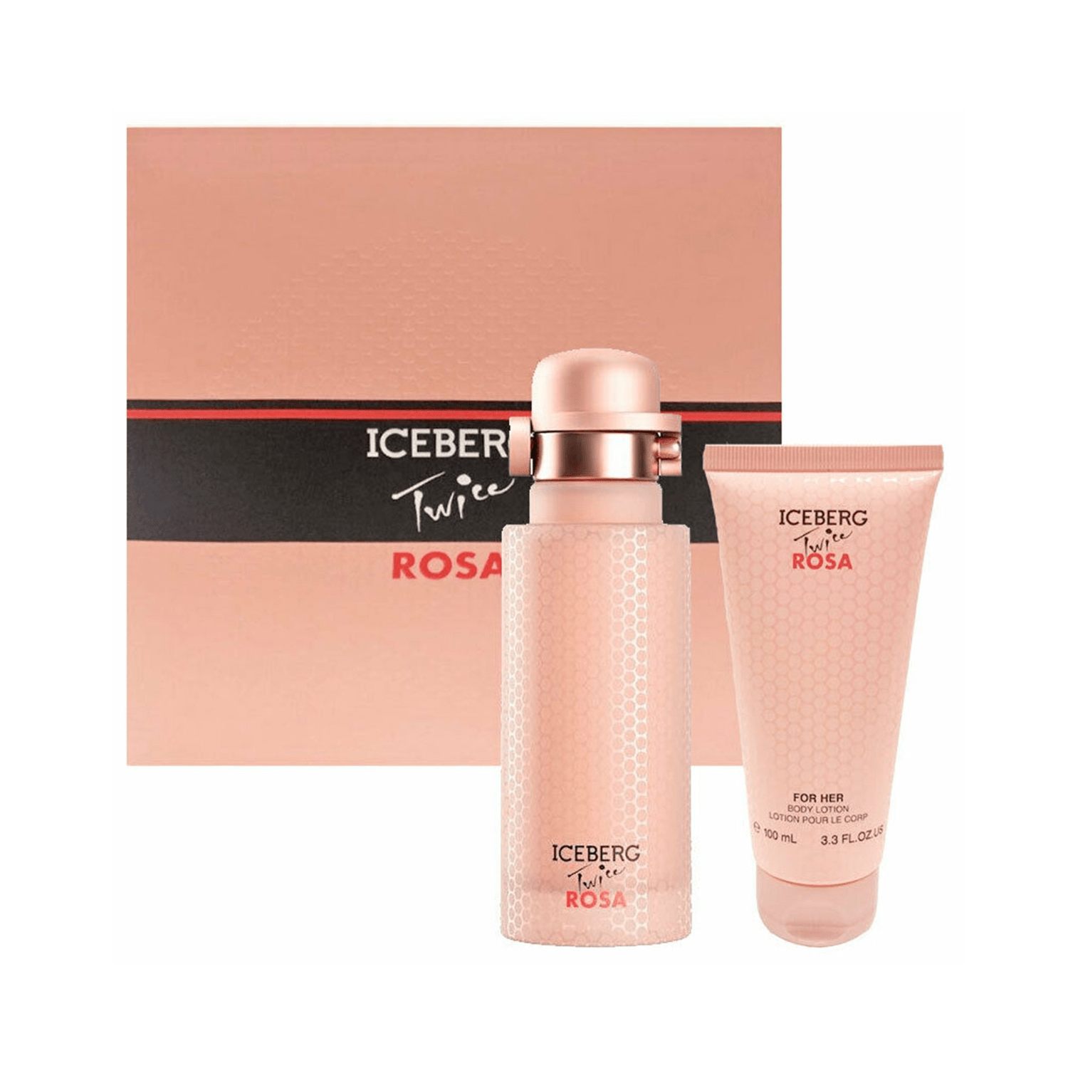 Iceberg Twice Rosa EDT Body Lotion Set For Women