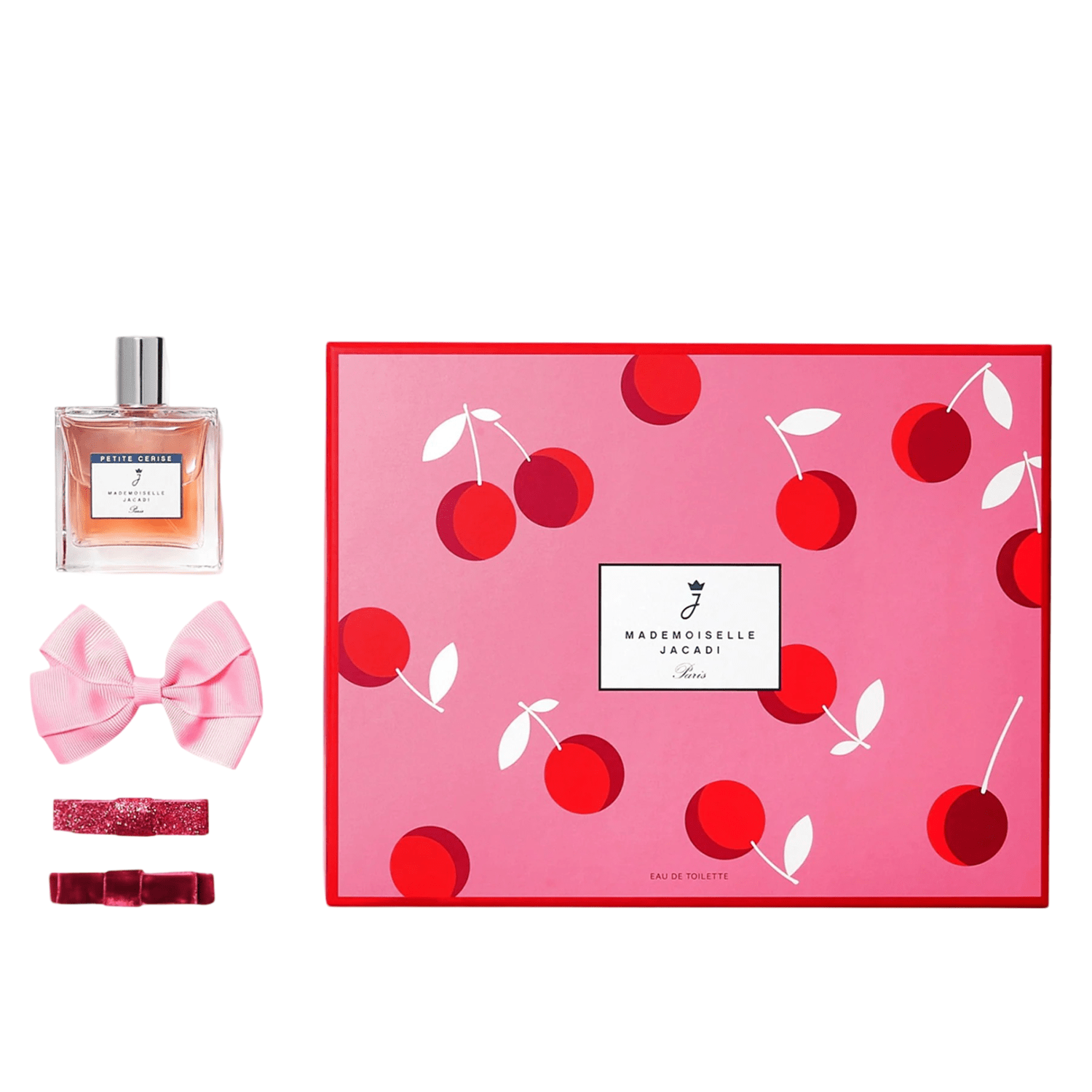Jacadi Mademoiselle Petite Cerise EDT Hair Clips Set for Women