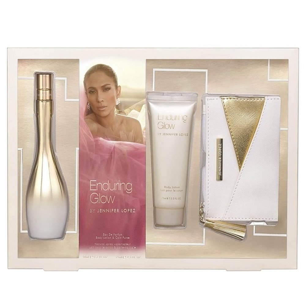 Jennifer Lopez Enduring Glow EDP & Body Lotion Collection with Pouch