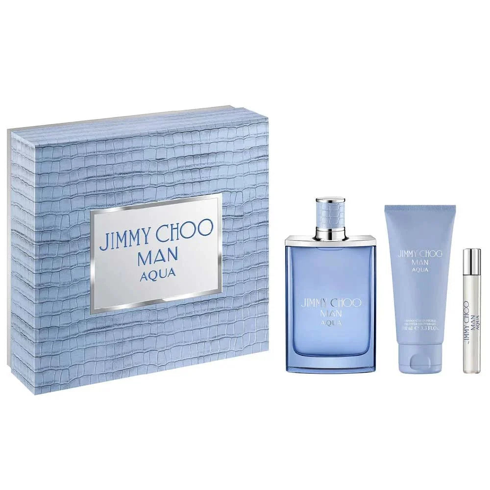 Jimmy Choo Man Aqua EDT & Shower Gel Set For Men