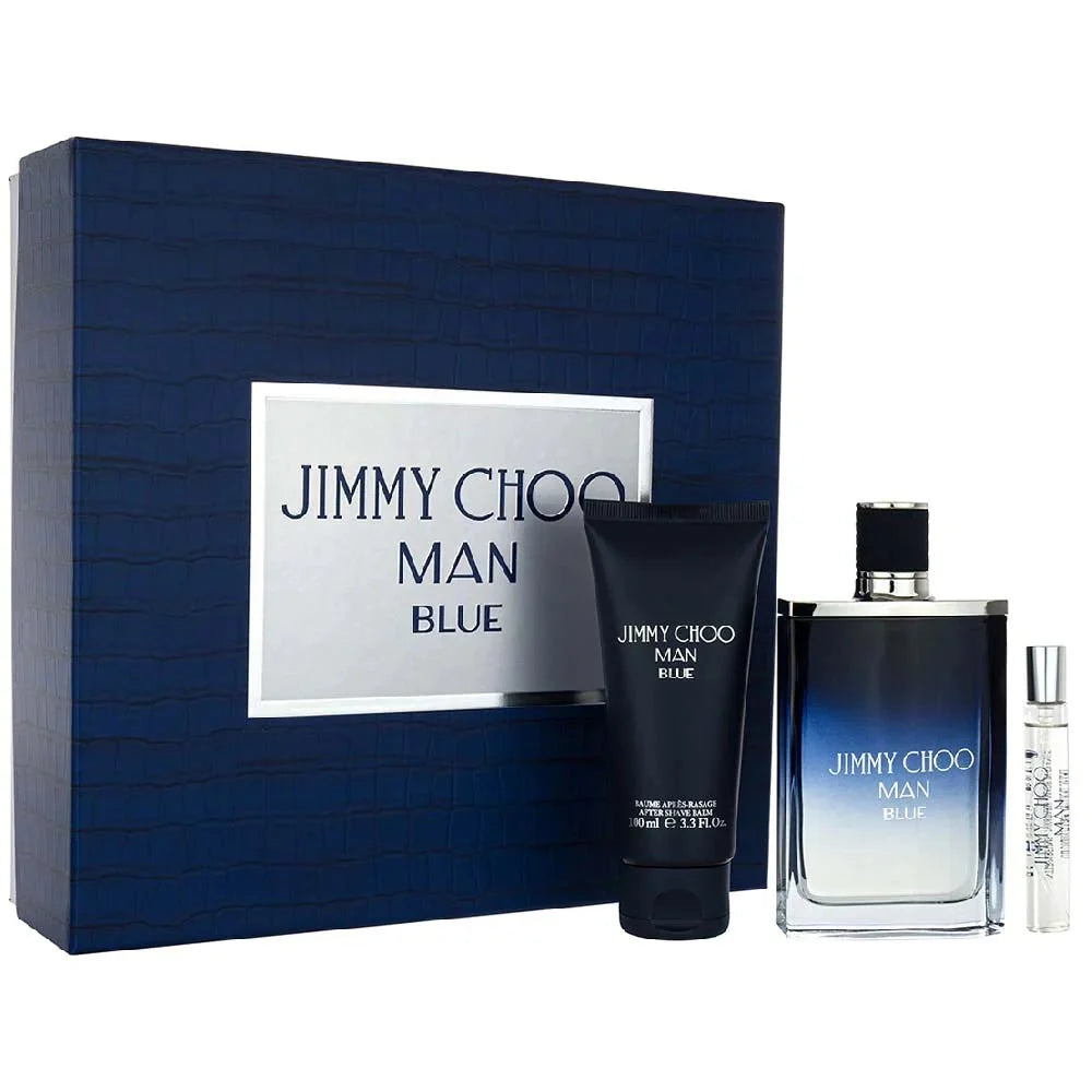 Jimmy Choo Man Blue EDT Set Miniature Shower Gel