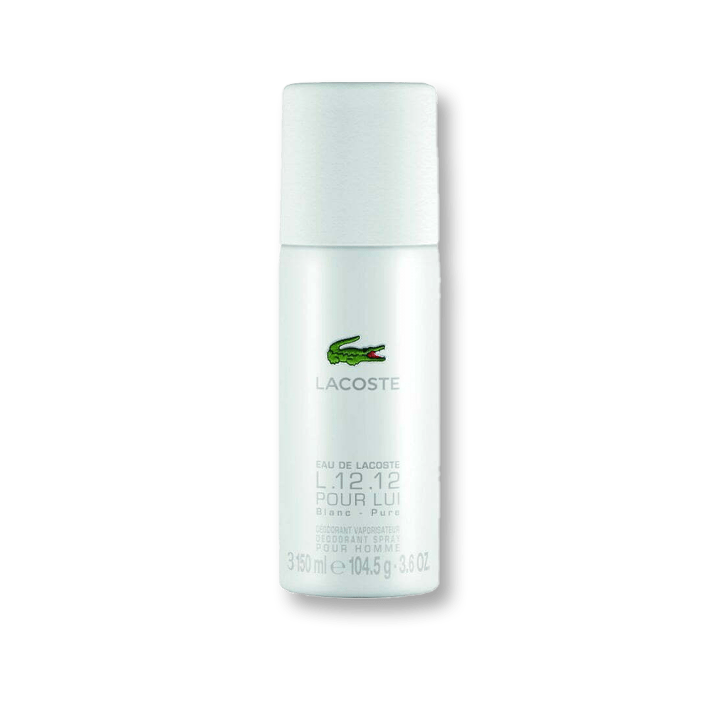Lacoste Eau De Lacoste L.12.12 White Deodorant Spray 150ml