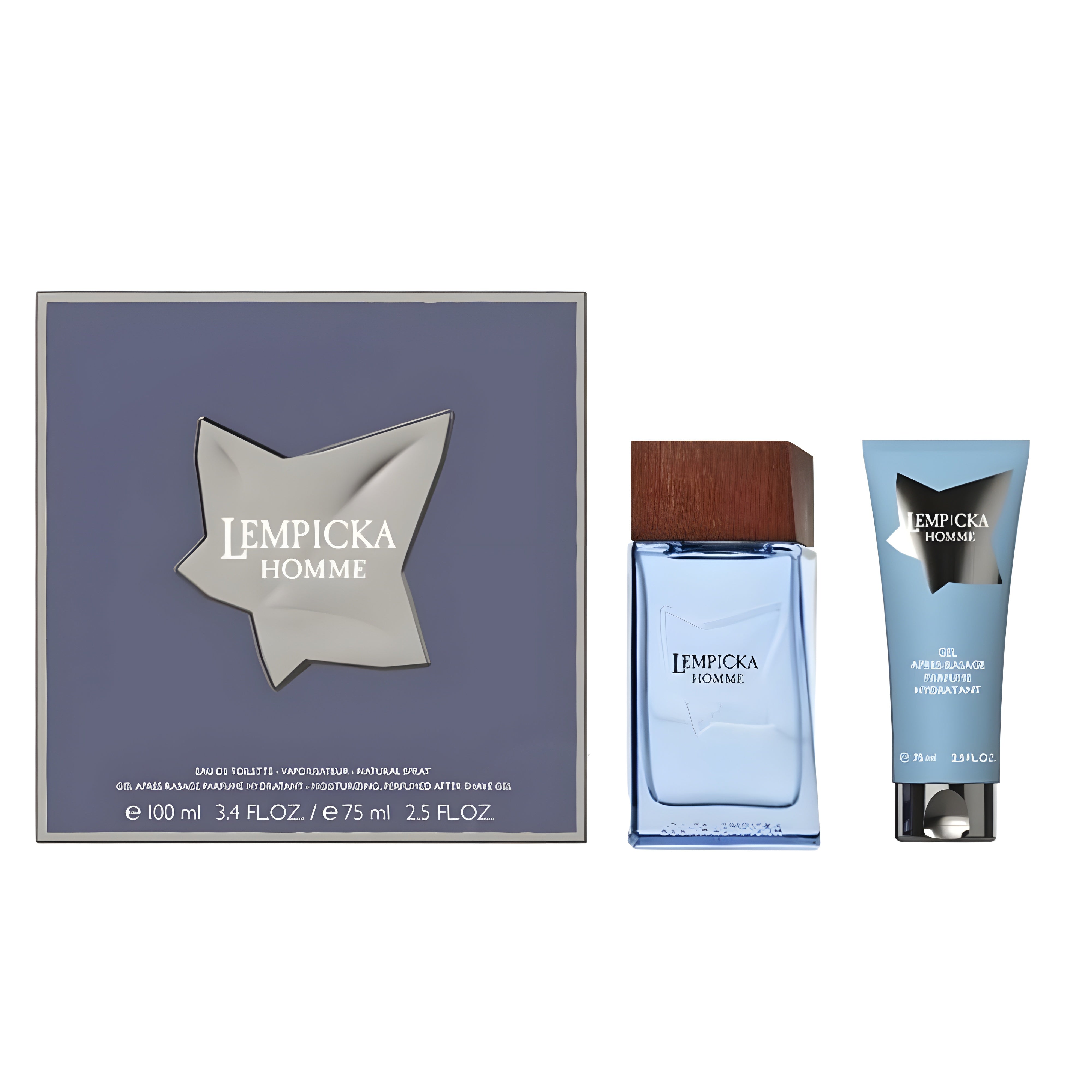 Lolita Lempicka Homme EDT All-Over Shower Gel Travel Set