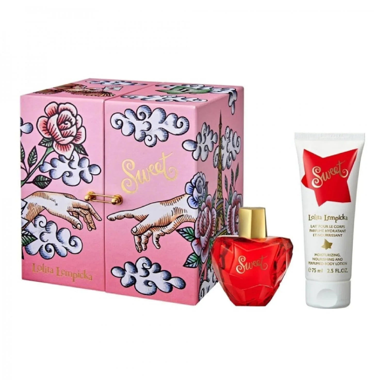 Lolita Lempicka Sweet EDP Moisturizing Body Lotion Set for Women