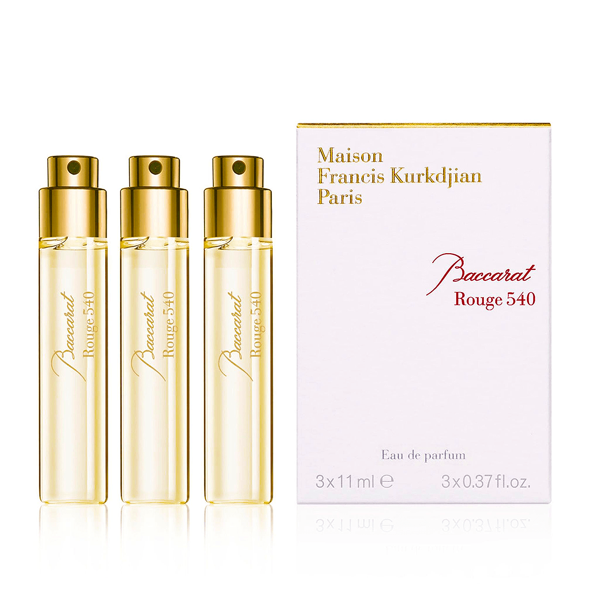 Maison Francis Kurkdjian Baccarat Rouge 540 EDP Three 11ml bottles
