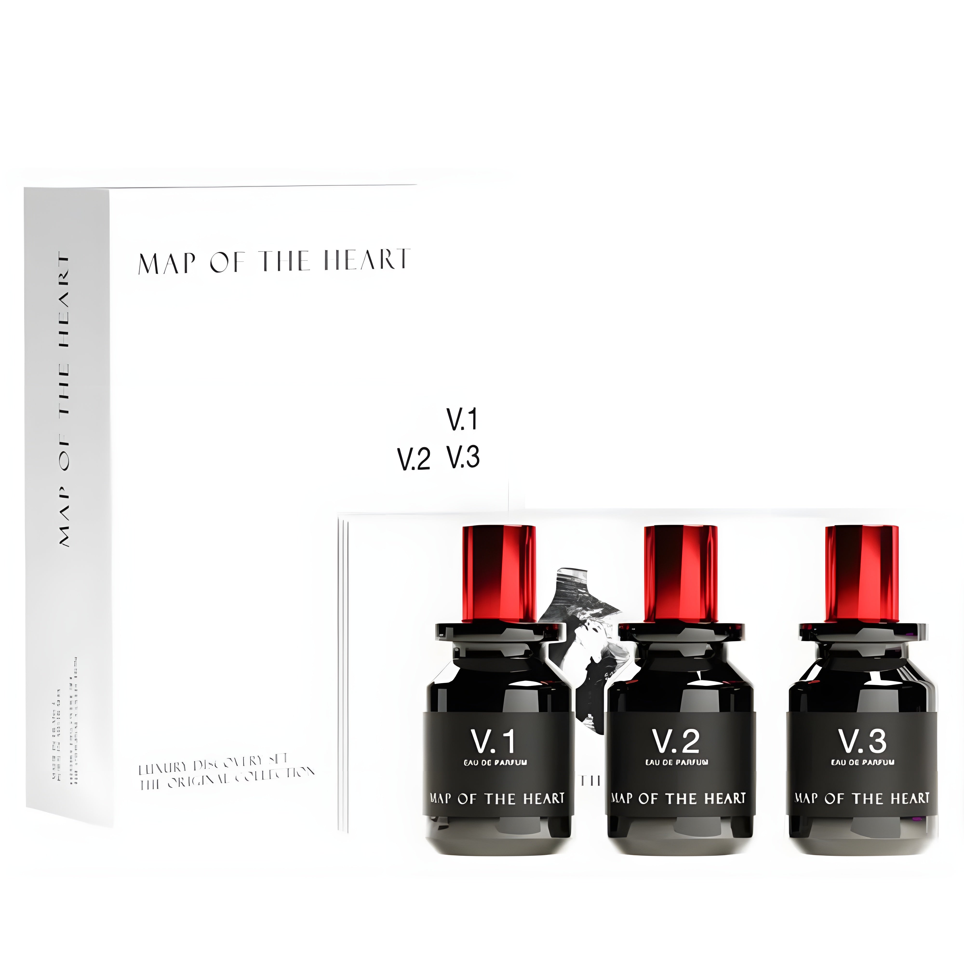 Map of the Heart Trilogy of Scents Luxury Discovery EDP Collection
