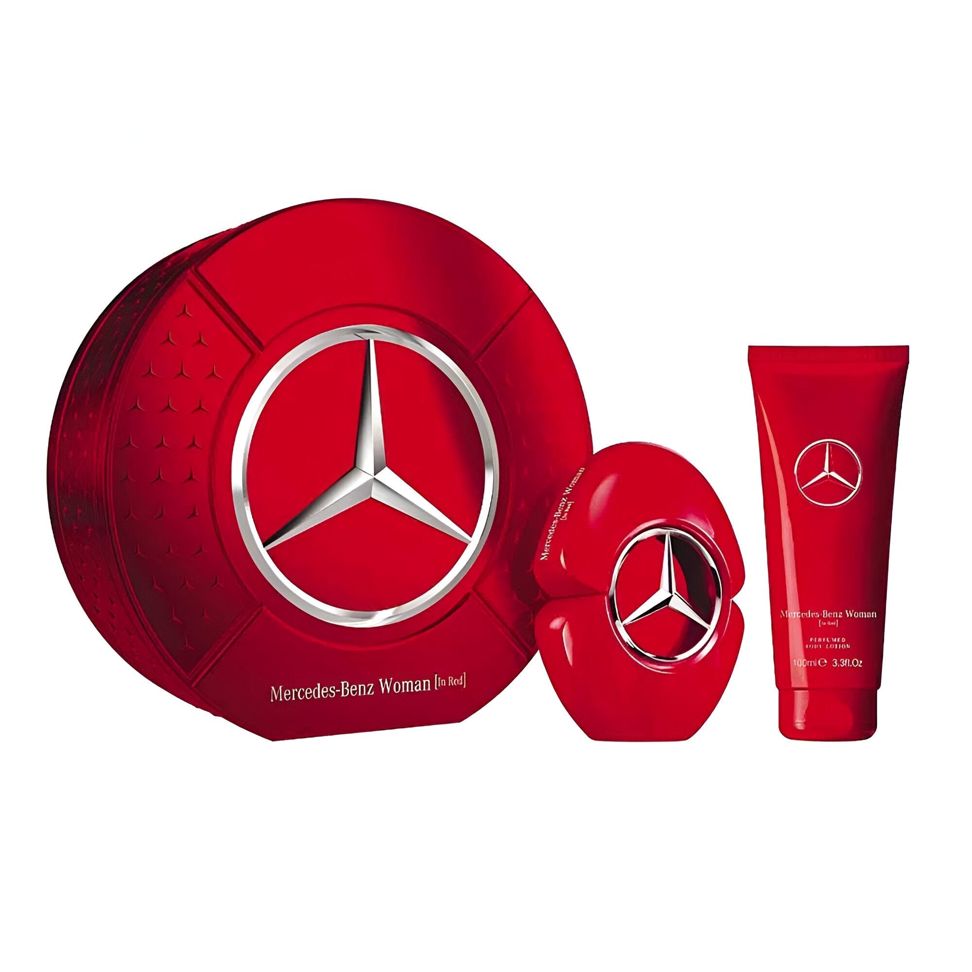 Mercedes Benz Woman in Red EDP Body Lotion Gift Set