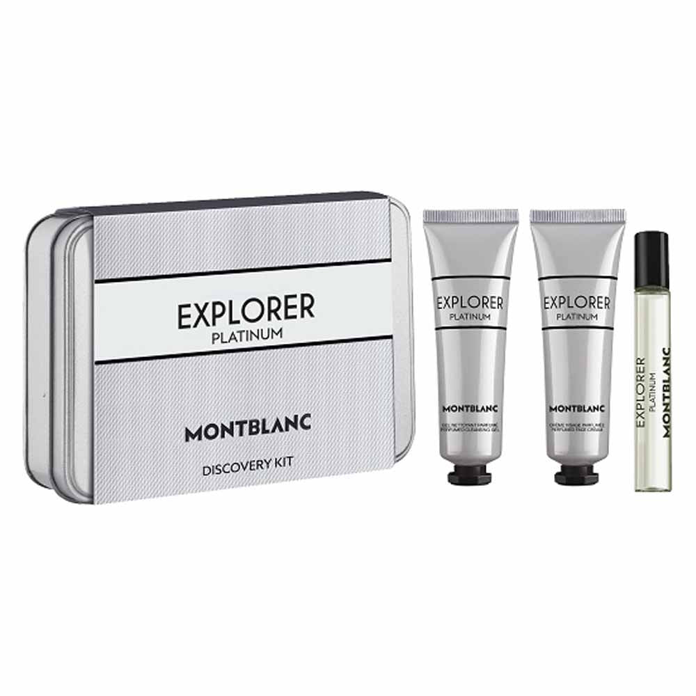 Mont Blanc Explorer Platinum EDP Grooming Set For Men
