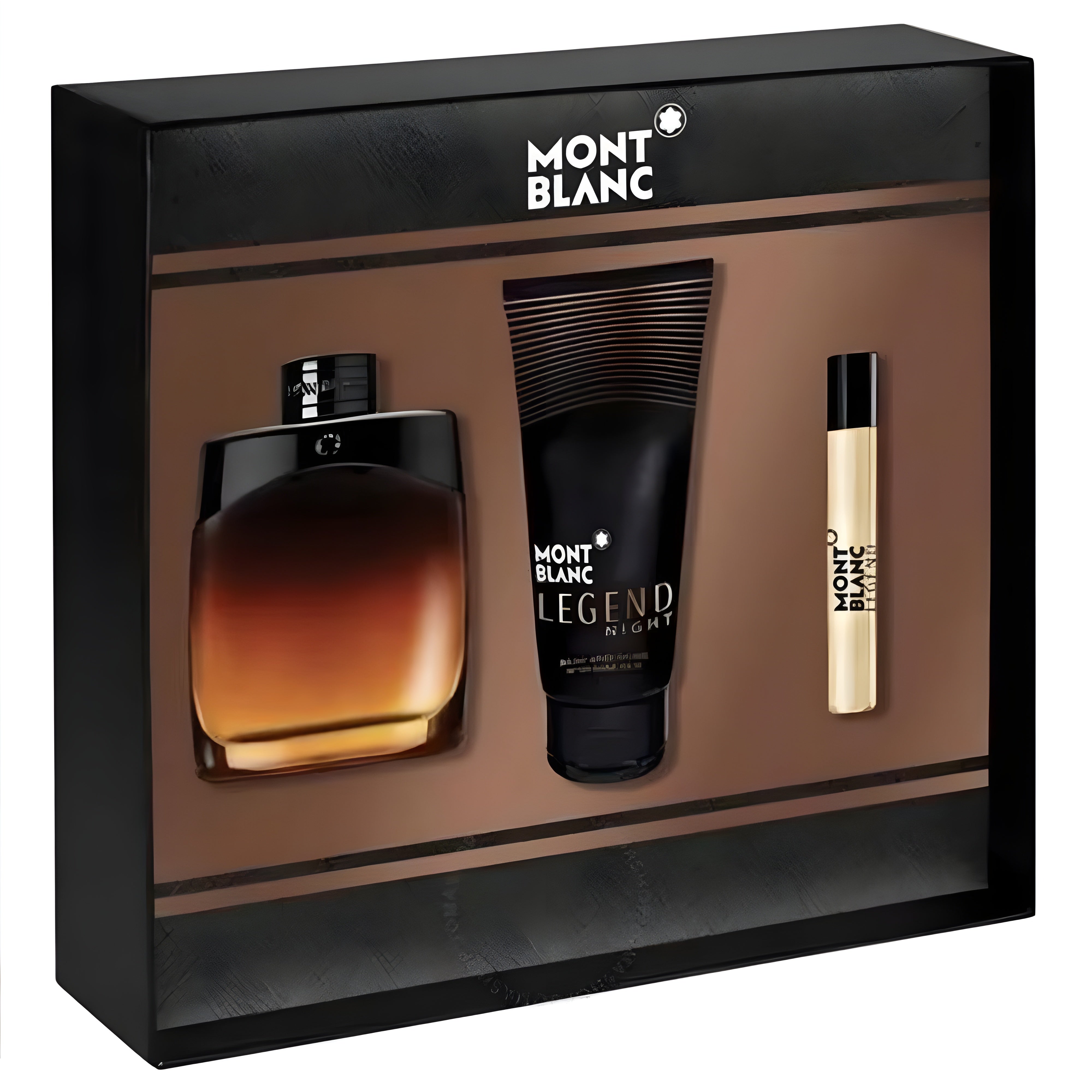 Mont Blanc Legend Night EDP After Shave Balm Travel Set