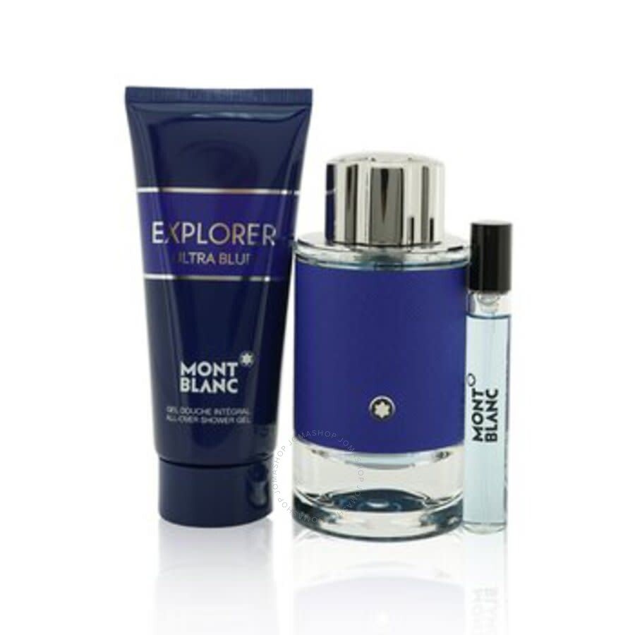 Montblanc Explorer Ultra Blue Voyage Collection Set