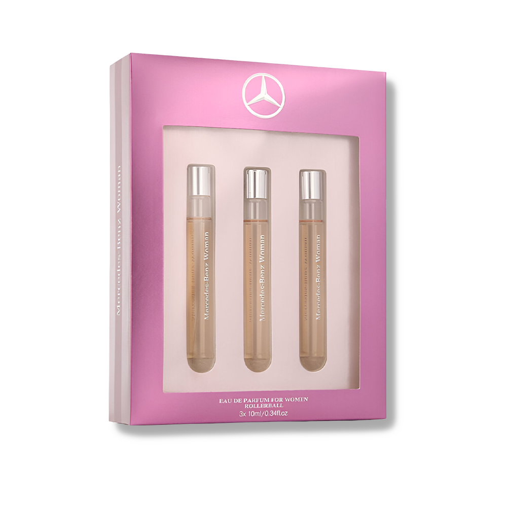 Mercedes Benz Woman Rollerball EDP Three 10ml rollerballs